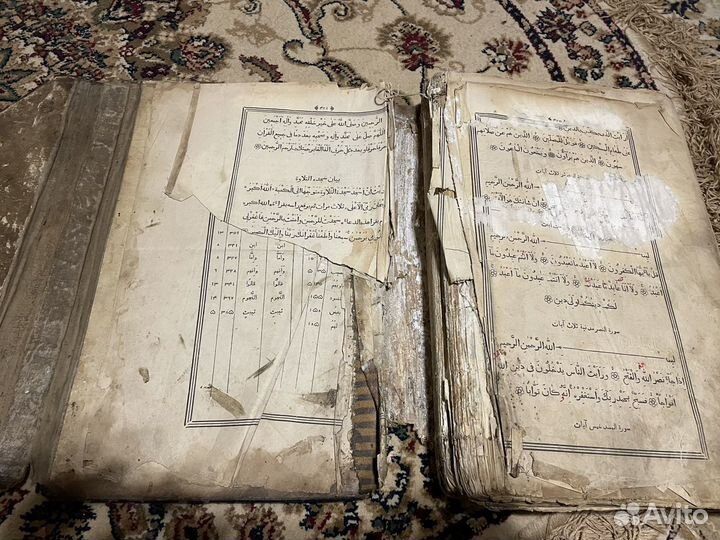 Старинный коран, антиквариат