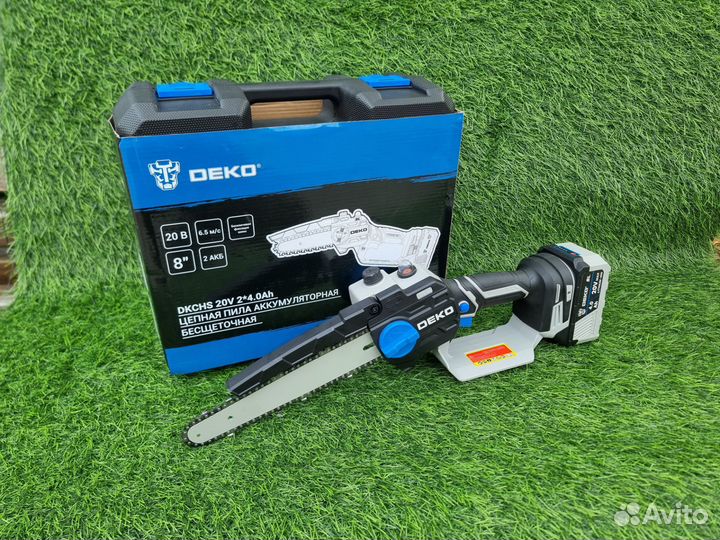 Пила цепная аккумуляторная Deko dkchs 20V