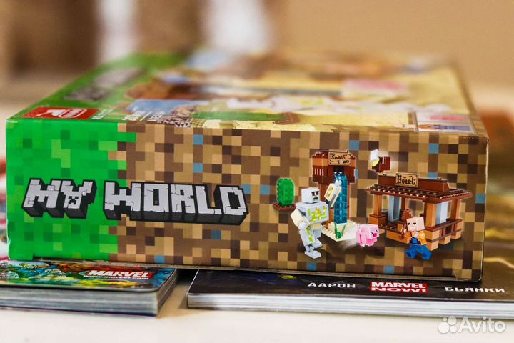 Конструктор аналог lego Minecraft