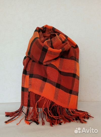 Домотканый шарф ручной работы