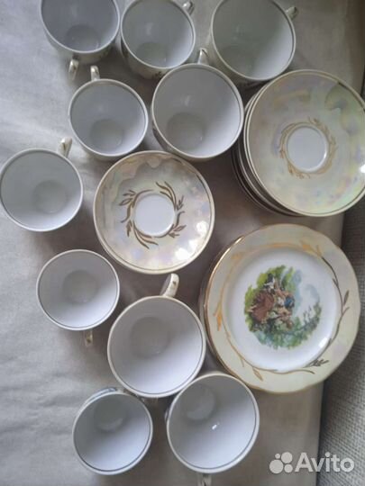 Сервиз чайно- кофейный мадонна/пастушка Дулево