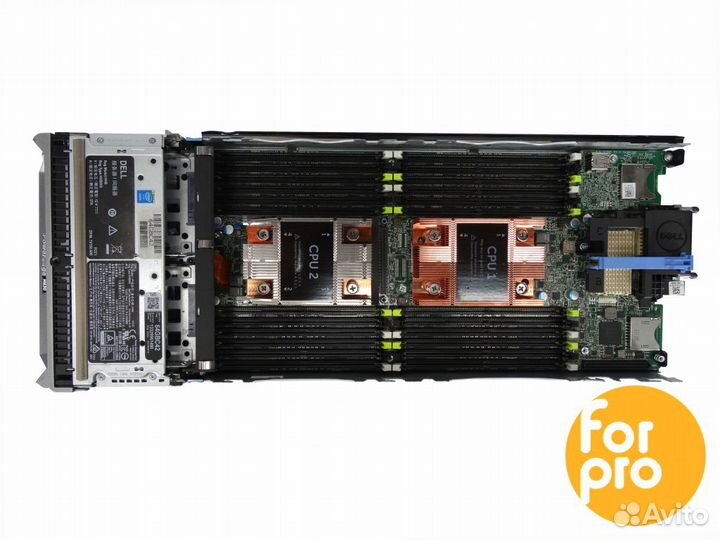 Лезвие dell M630 2xE5-2620v3 128GB, H330