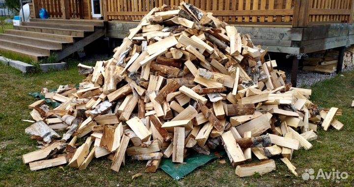 Дрова Ольха от 1 куба с доставкой в Выборге любого