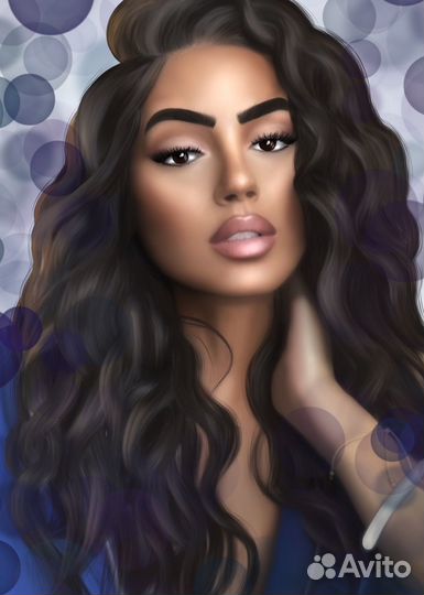 Портрет фото на холсте (dream art)