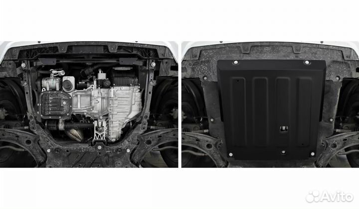 Защита картера и кпп Haval Jolion ркпп FWD 21