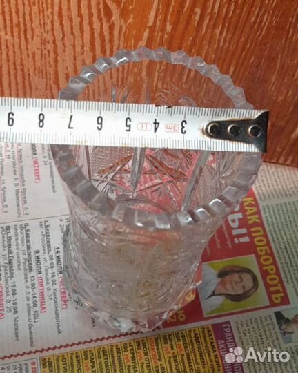 Ваза хрустальная СССР