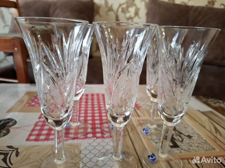 Хрустальные фужеры