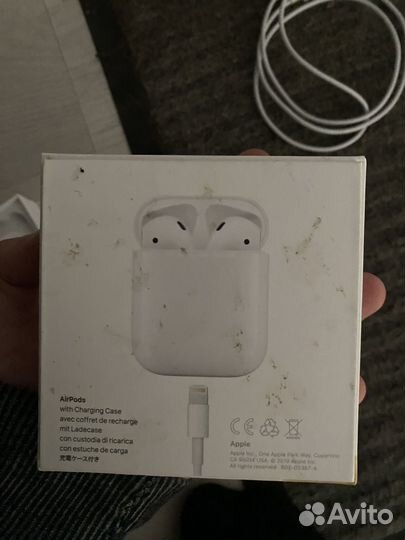 Коробка от apple airpods 2