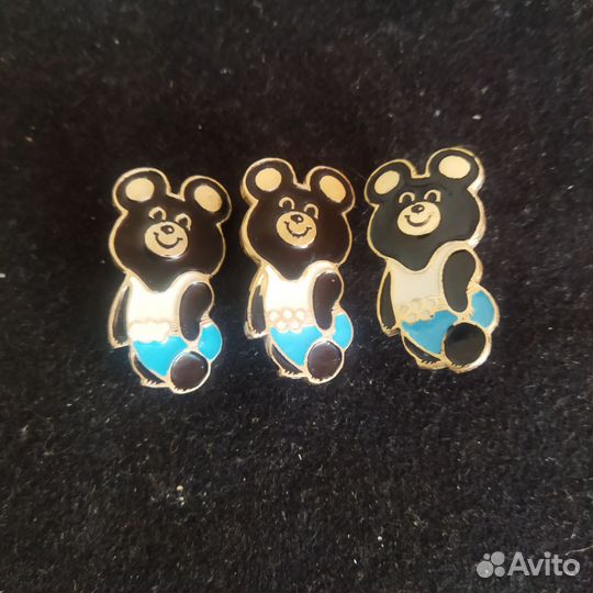 Значок олимпийский мишка