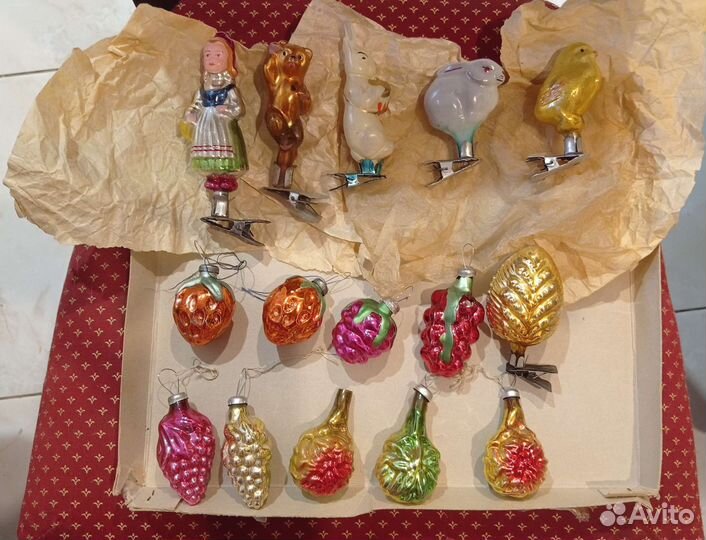Елочные игрушки пр-во СССР и гдр