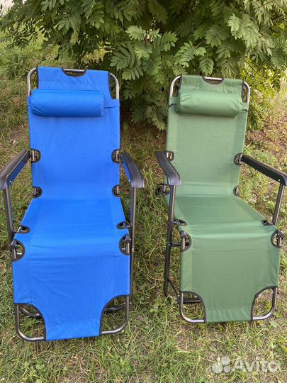 Кресло шезлонг складное