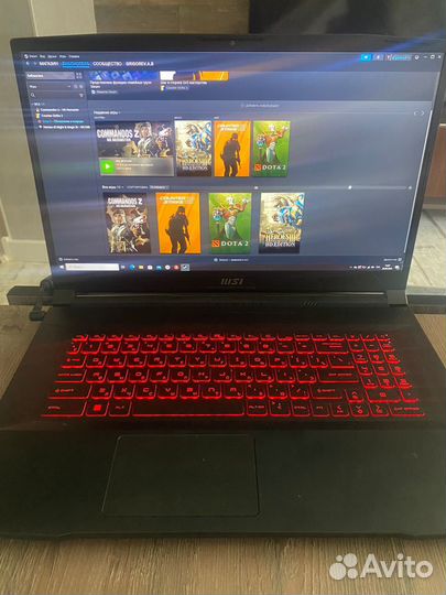 Мощный Игровой Ноутбук MSI i5 16Gb GTX1650