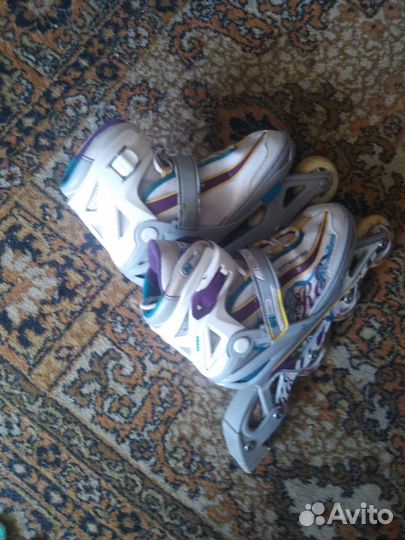 Ролики коньки раздвижные детские