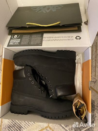 Timberland premium 6 in waterproof black
