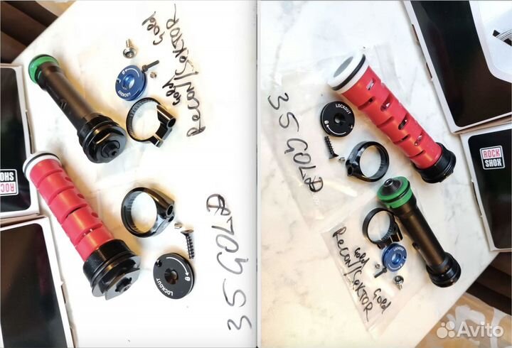 Манетки блокировки + Демпферы/ запчасти RockShox