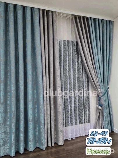 Шторы мрамор