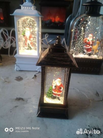 Новогодний фонарь светильник