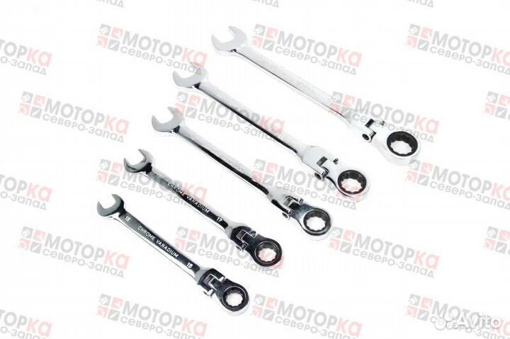 Набор инструментов ключей 11 предметов с трещоткой