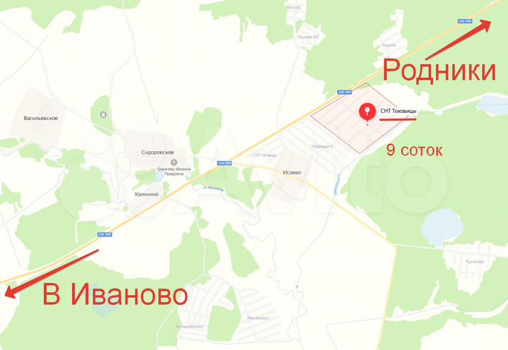 Участок 9 сот. (СНТ, ДНП)