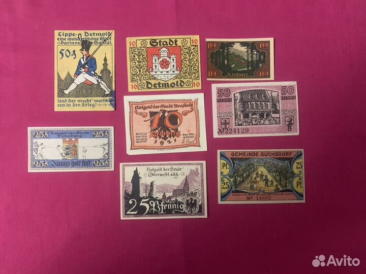 Нотгельды германии боны