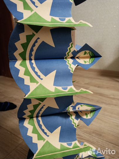 Бумажные елочные гирлянды СССР