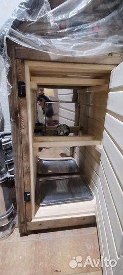 Коптилка горячего и холодного копчения