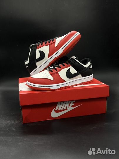 Nike dunk low emb nba chicago оригинал