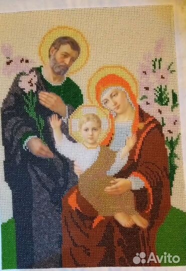 Икона вышитая бисером