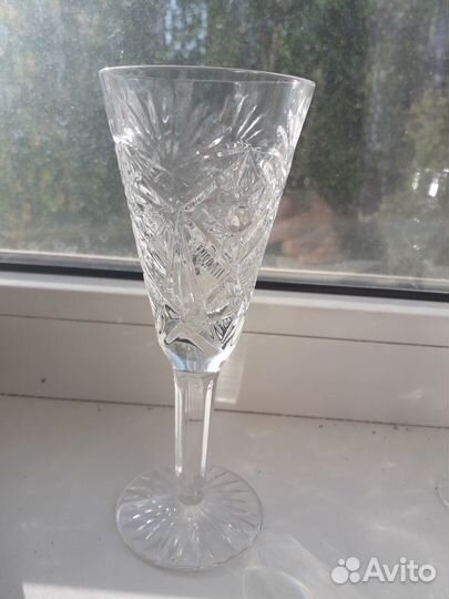 Хрустальные рюмки и фужеры СССР