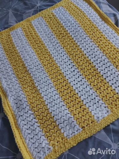 Плед детский вязаный ручная работа