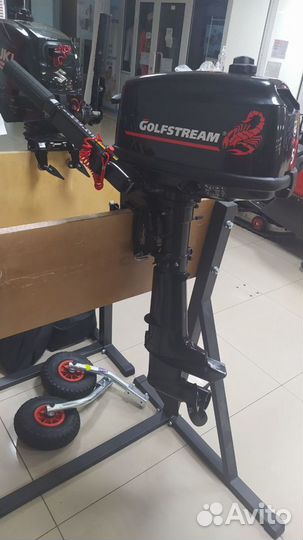 Лодочный мотор Golfstream 5 nbms, бак, шланг, груш