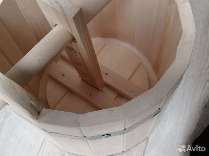 Деревянная бочка кадка 15л для заготовки солений