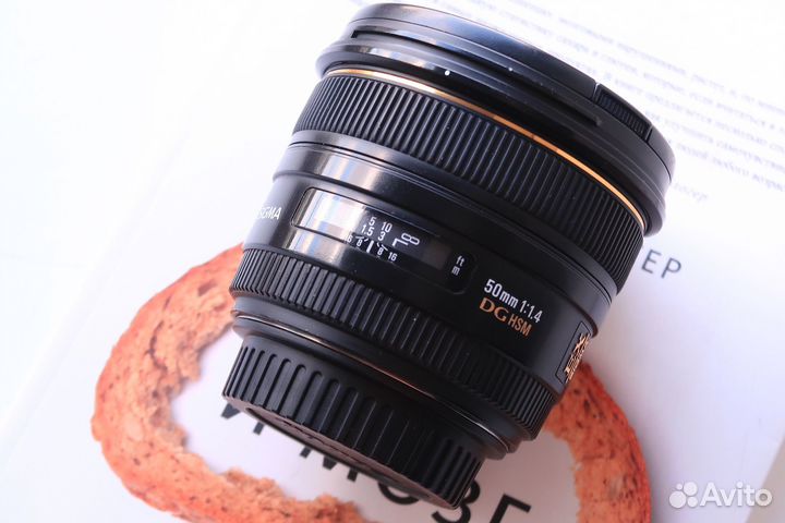 Объектив Sigma AF 50mm f1.4 DG HSM (Canon)