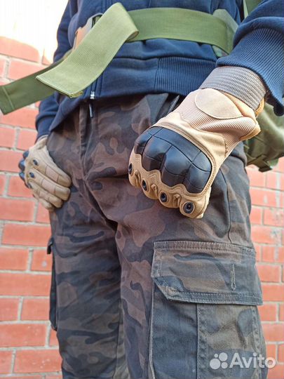 Перчатки тактические военные мужские охота рыбалка