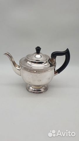 Антикварный чайник серебрение Англия нач. XX в