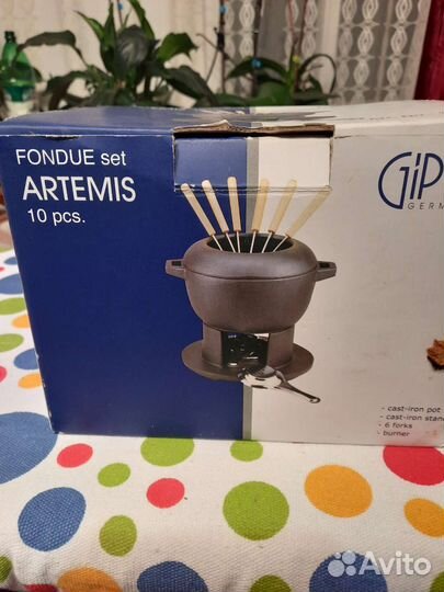 Набор для фондю gipfel чугун