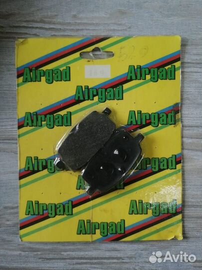 Тормозные колодки airgad 169