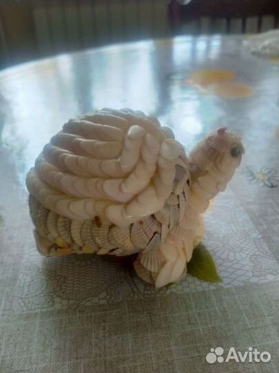 Черепаха из ракушек