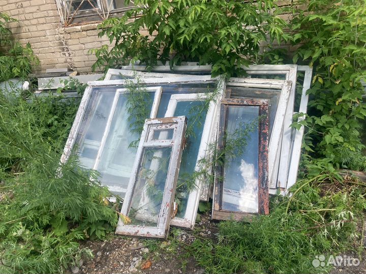 Старые деревянные окна