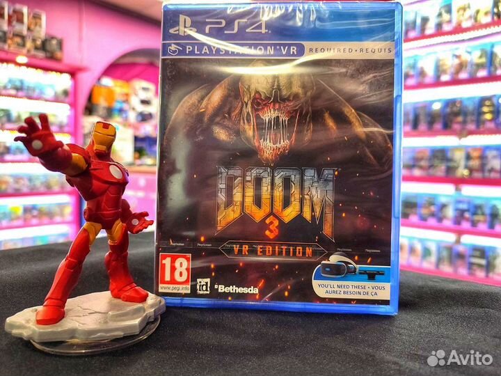 Диск PS4 Doom 3 VR Edition (Новый)