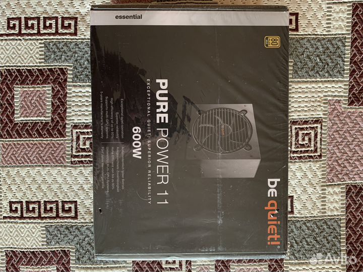 Блок Питания be quiet 600w