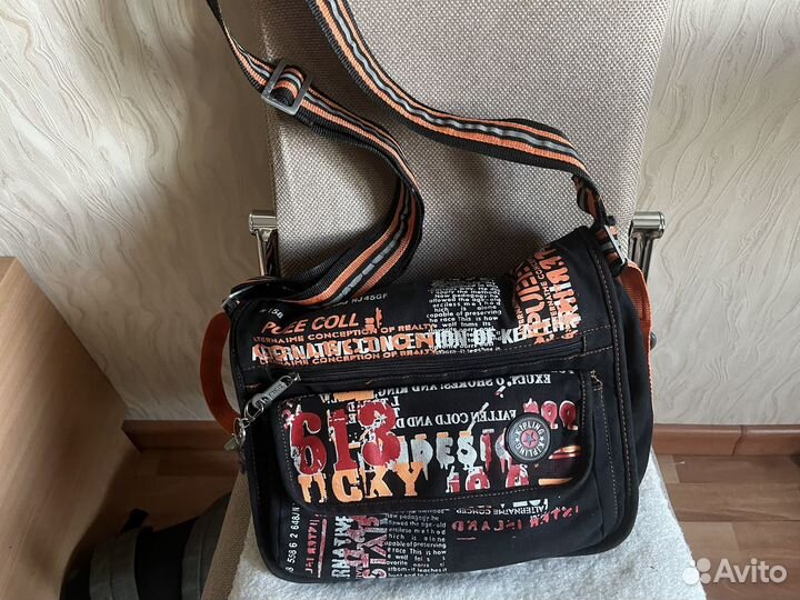 Винтажная сумка kipling на плечо