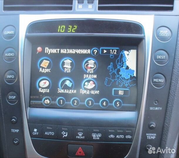 Обновление навигации Тоета/Лексус + русификация