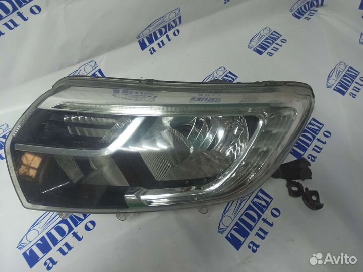 Фара рено логан 2 фара левая с ходовыми огнями