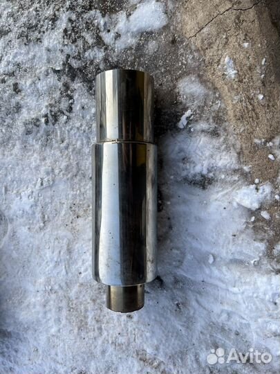 Задняя банка глушителя