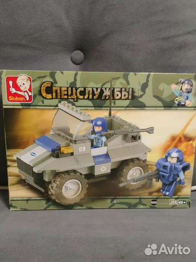 Конструктор Sluban спецслужбы Джип М38-в0195 новый