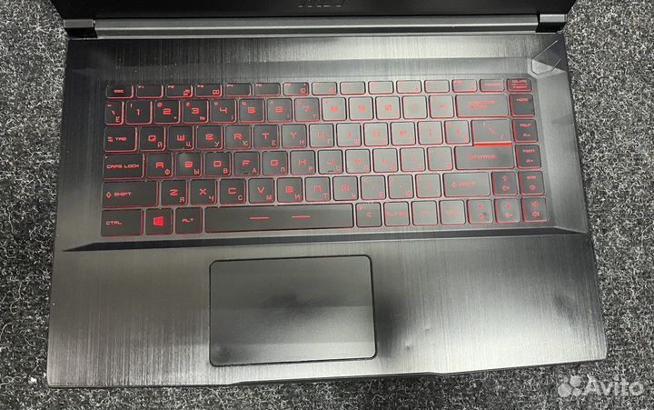 Ноутбук MSI (i7-8750H/16/256+1/gtx1050ti 4GB)