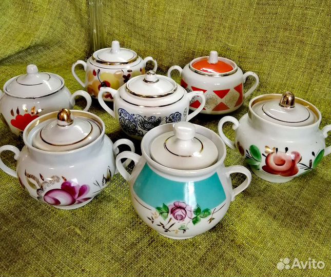 Сахарницы фарфор. СССР