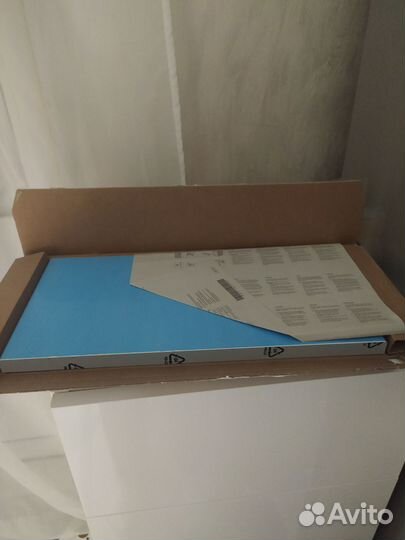 Фасад рингульт для ящика белый глянец