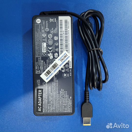 Зарядное устройство Lenovo 20 V 4,5 А